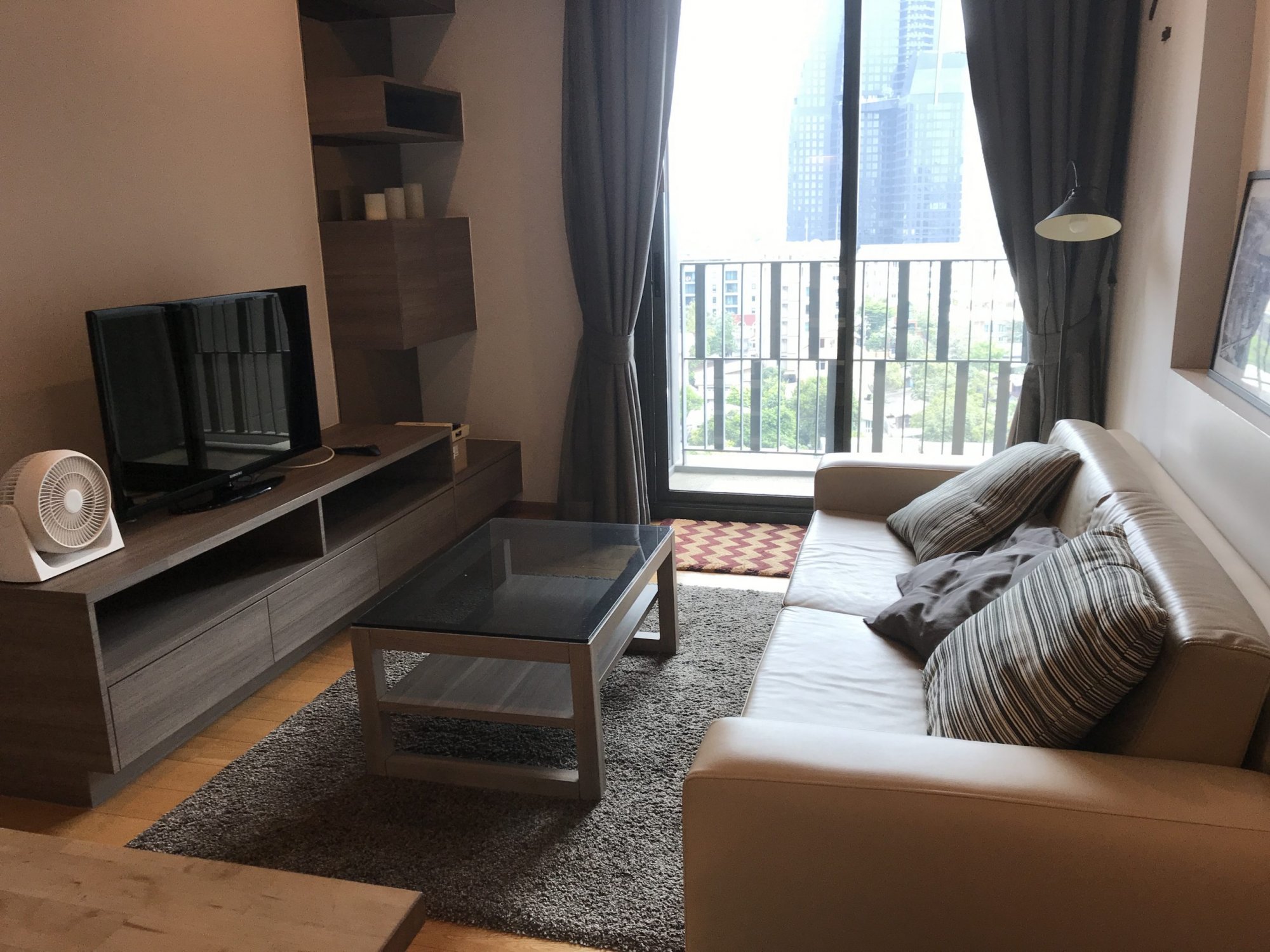 Keyne by Sansiri ให้เช่า! ในราคาเพียง 40,000บาท/เดือน 1 ห้องนอน 1 ห้องน้ำ 47ตรม. ชั้นสูง++ วิวสวย ใกล้ BTS ทองหล่อ เฟอร์นิเจอร์ครบพร้อมเข้าอยู่ PROP000219