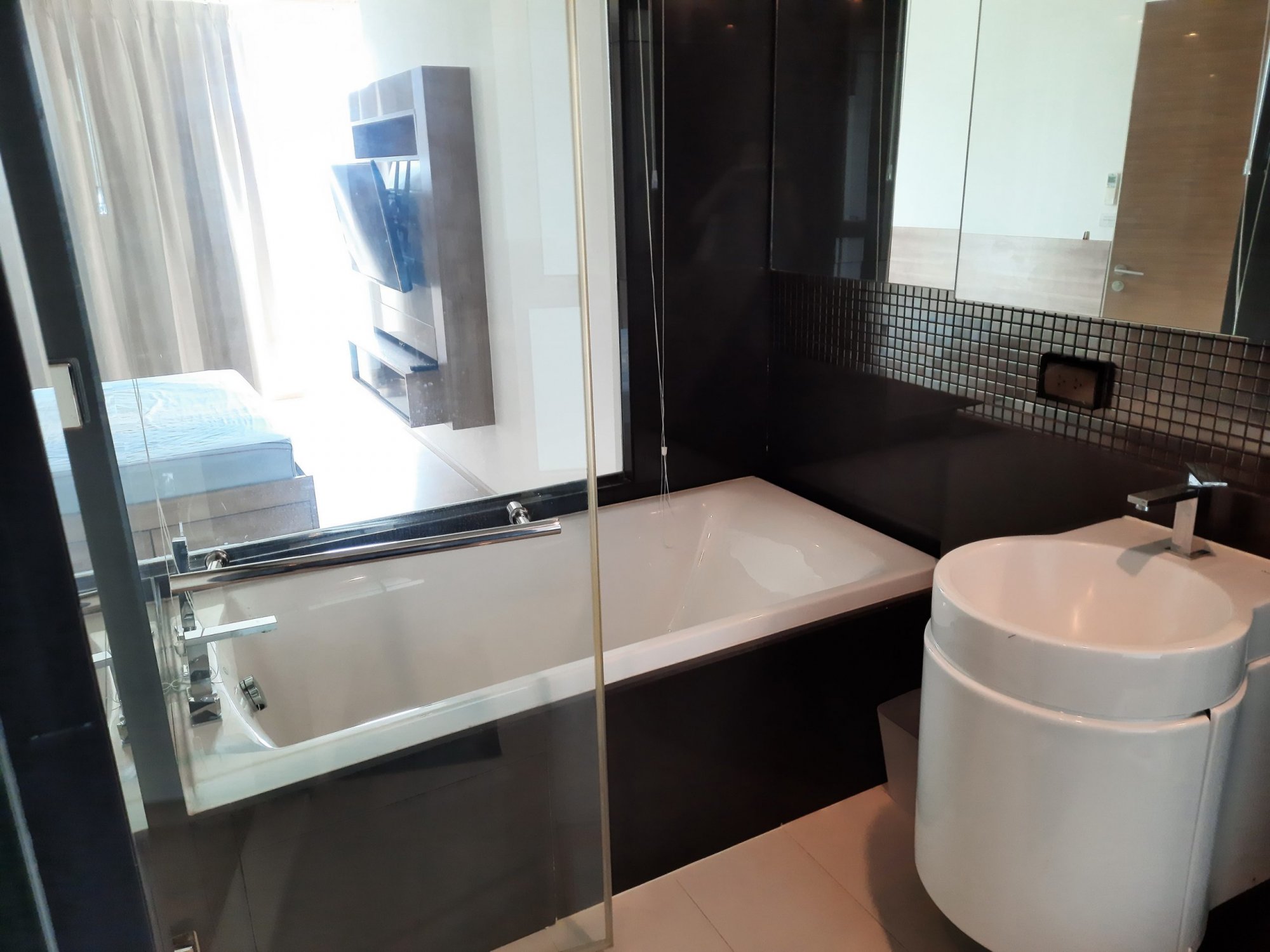 For rent at Rhythm Sukhumvit 50 2 Bedroom 2 Bathroom 45000THB/month Fully furnished (can negotiate) PROP000287