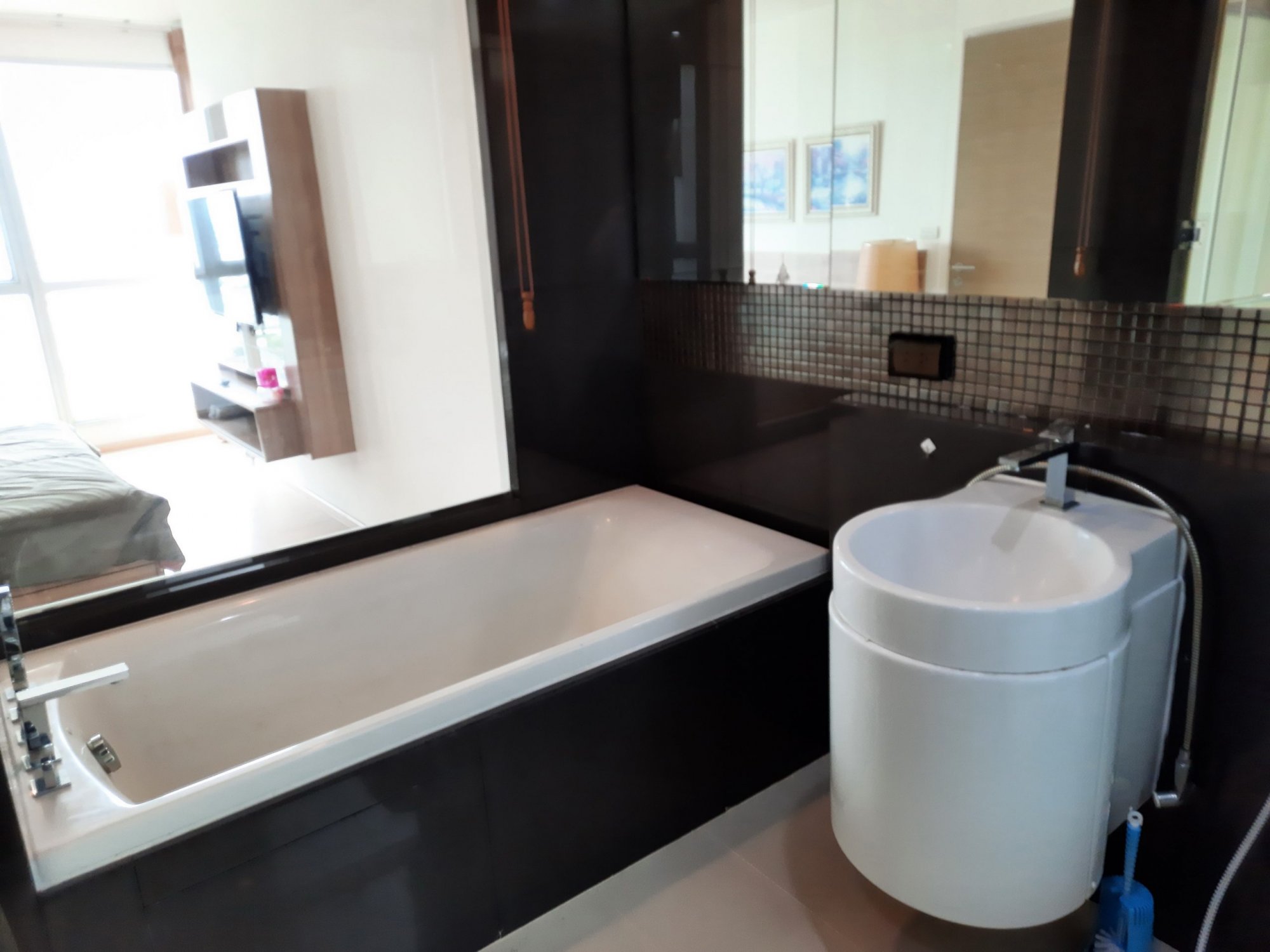 For rent at Rhythm Sukhumvit 50 2 Bedroom 1 Bathroom 45,000/month Fully furnished (can negotiate) PROP000288