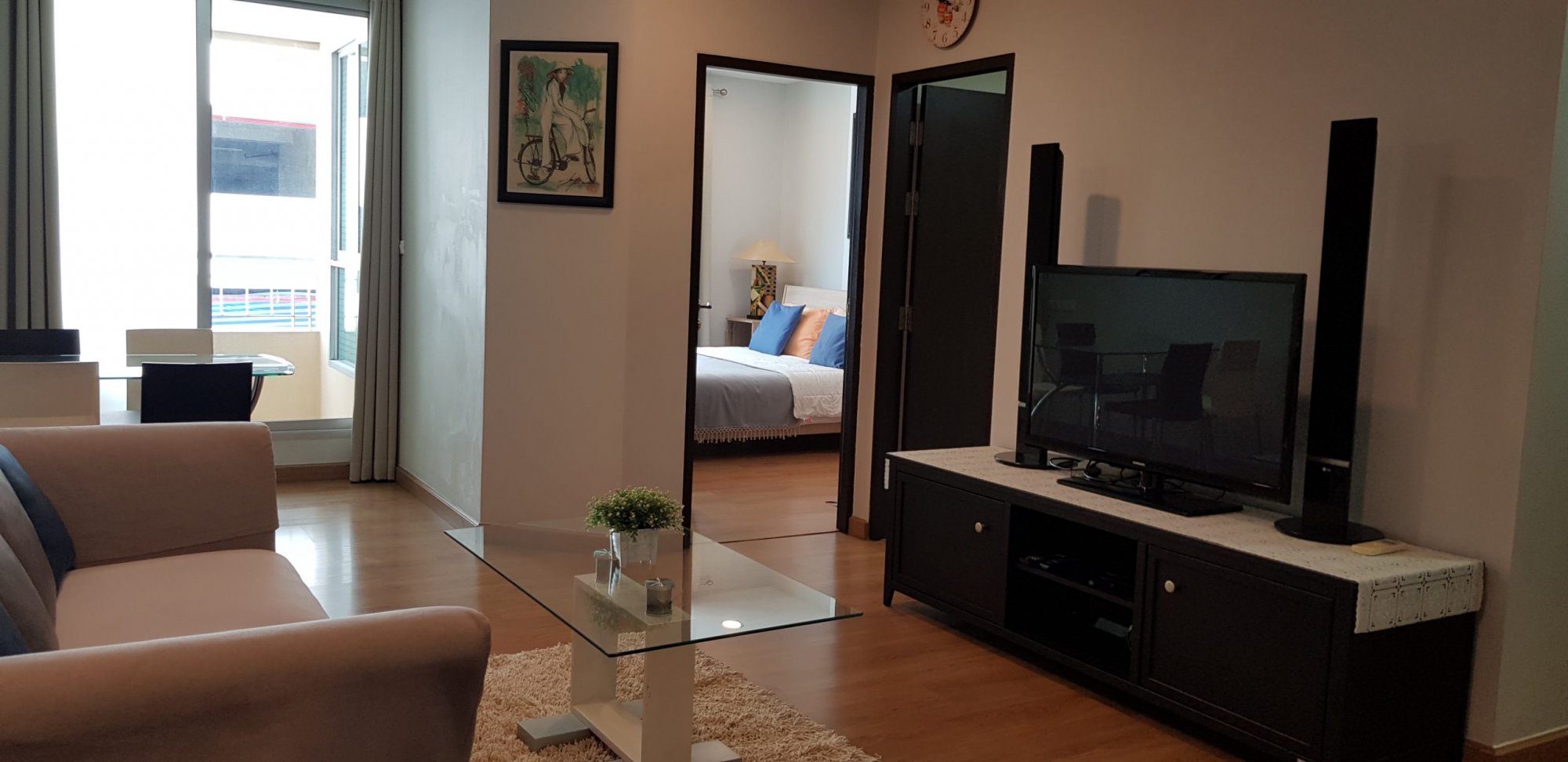 ปล่อยเช่า! The Address Sukhumvit 42 ในราคาเพียง 25,000บาท/เดือน 1 ห้องนอน 1 ห้องน้ำ 45ตรม. ห้องใหญ่อยู่สบาย ใกล้ BTS เอกมัย เฟอร์นิเจอร์ครบพร้อมเข้าอยู่ PROP000351