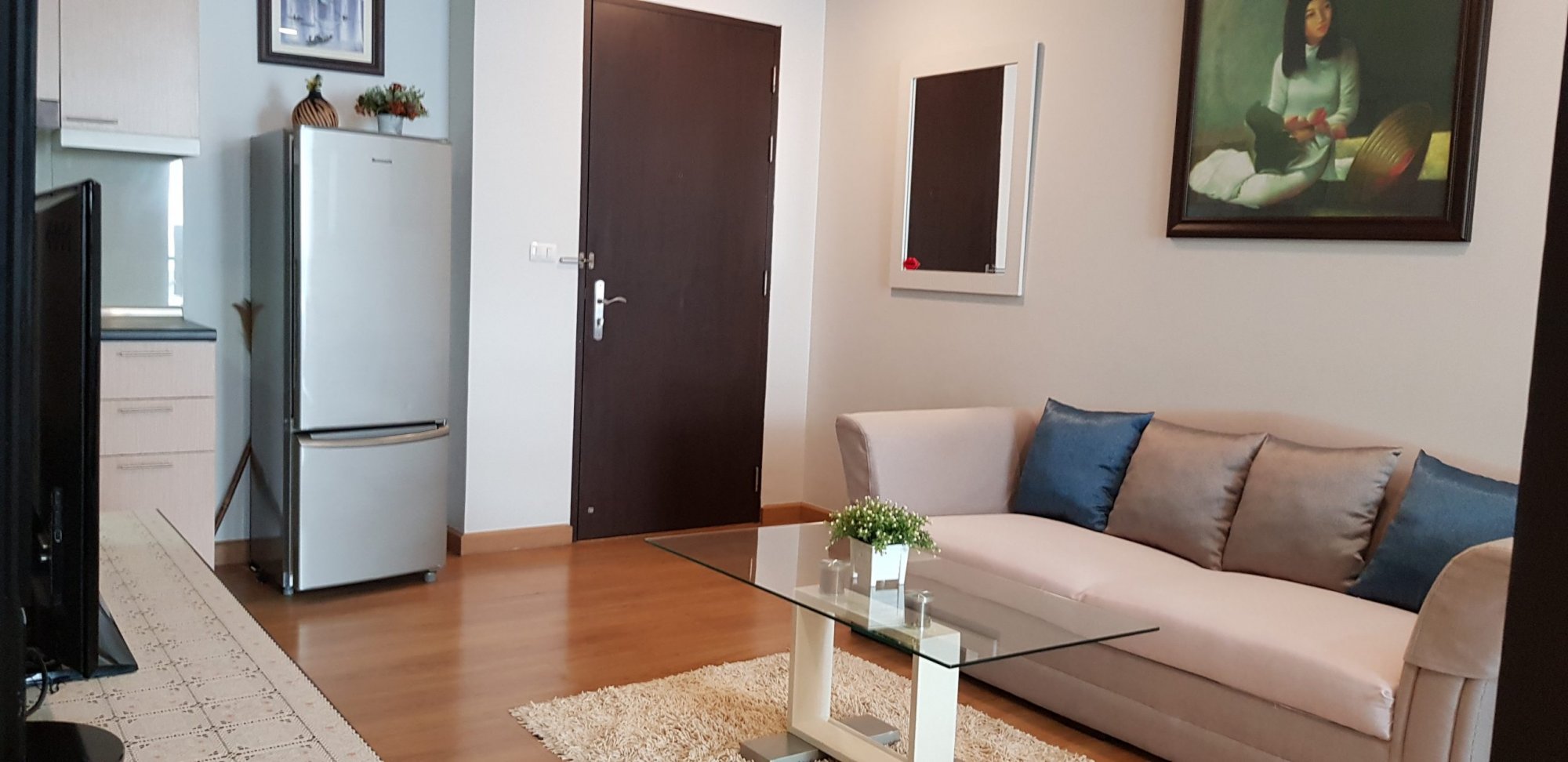 ปล่อยเช่า! The Address Sukhumvit 42 ในราคาเพียง 25,000บาท/เดือน 1 ห้องนอน 1 ห้องน้ำ 45ตรม. ห้องใหญ่อยู่สบาย ใกล้ BTS เอกมัย เฟอร์นิเจอร์ครบพร้อมเข้าอยู่ PROP000351