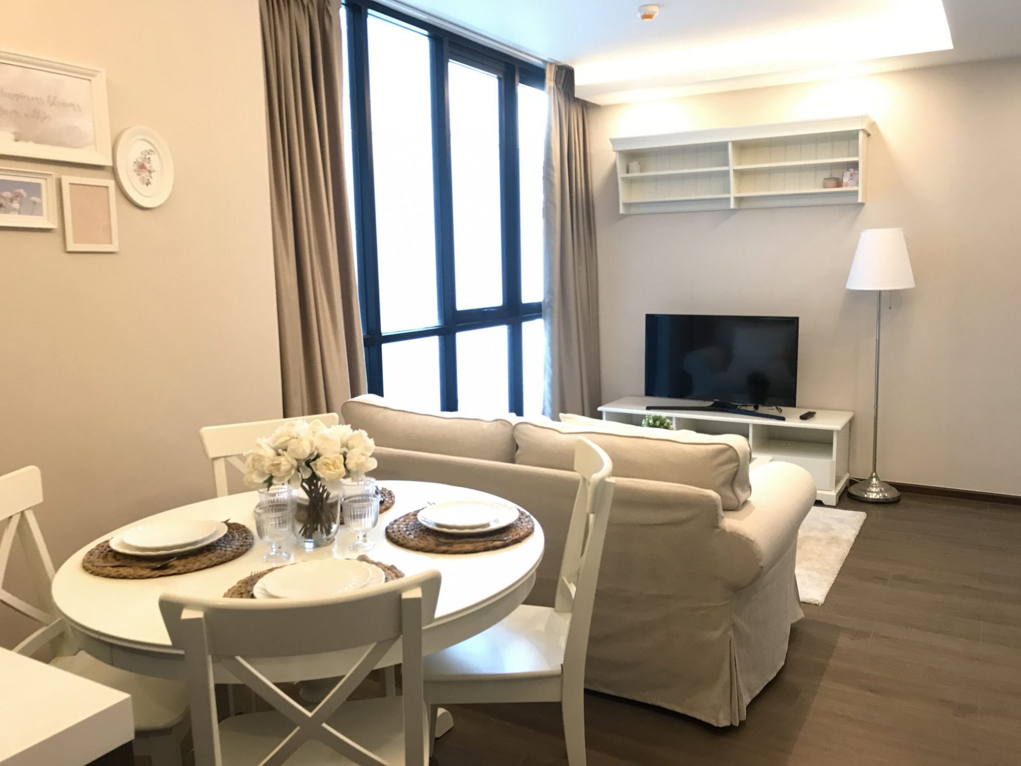 For rent at The Remarkable Soonvijai 2 2 Bedroom 2 Bathroom 25,000THB/month Fully furnished PROP000520