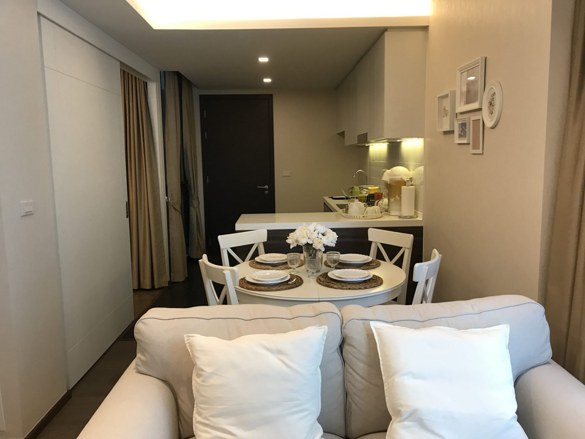 For rent at The Remarkable Soonvijai 2 2 Bedroom 2 Bathroom 25,000THB/month Fully furnished PROP000520