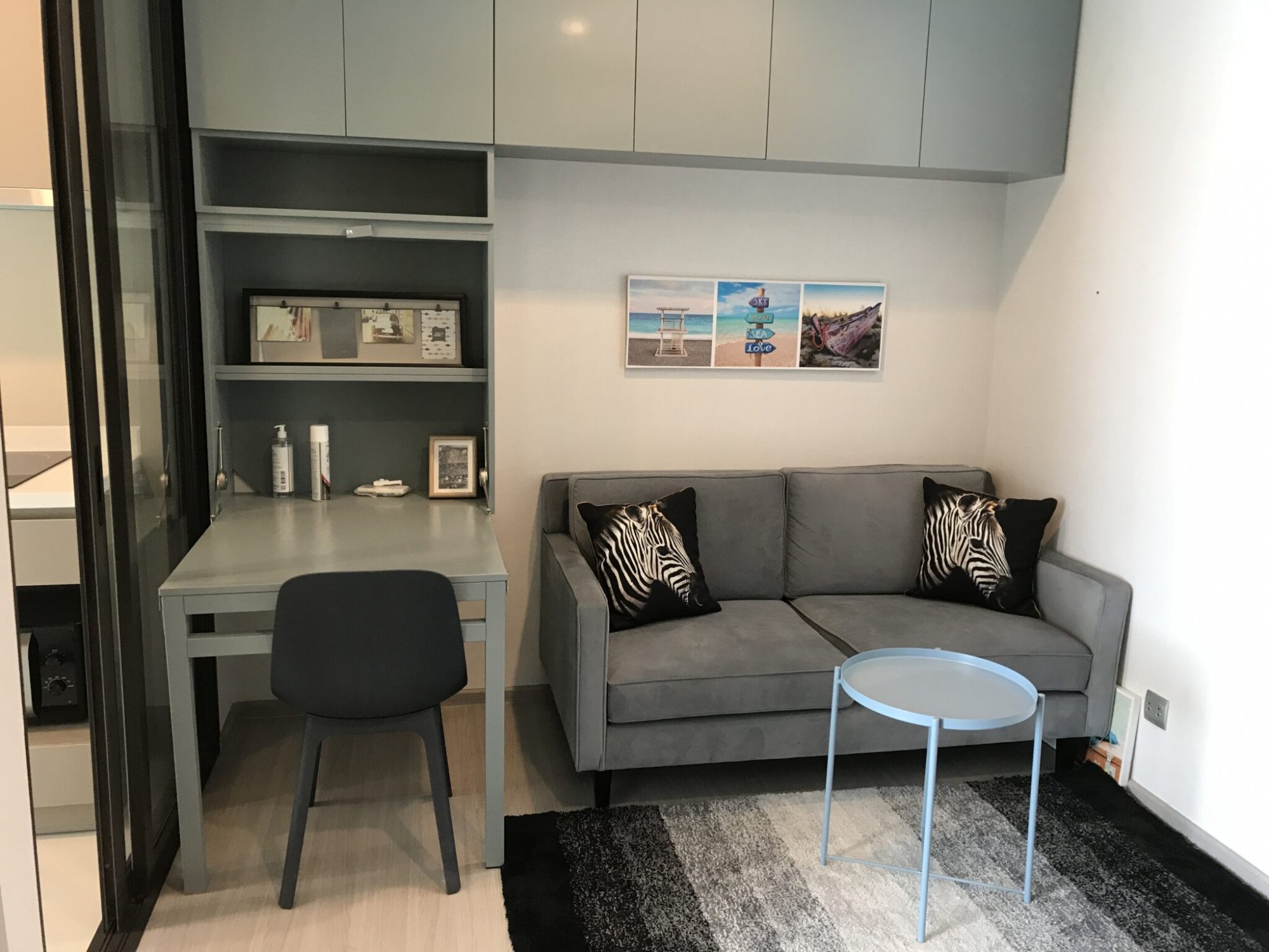 ปล่อยเช่า! Life Sukhumvit 62 ราคาพิเศษเพียง 14,000บาท/เดือน 1 ห้องนอน 1 ห้องน้ำ 30ตรม. ใกล้ BTS ปุณณวิถี เฟอร์นิเจอร์ครบพร้อมเข้าอยู่ PROP000573