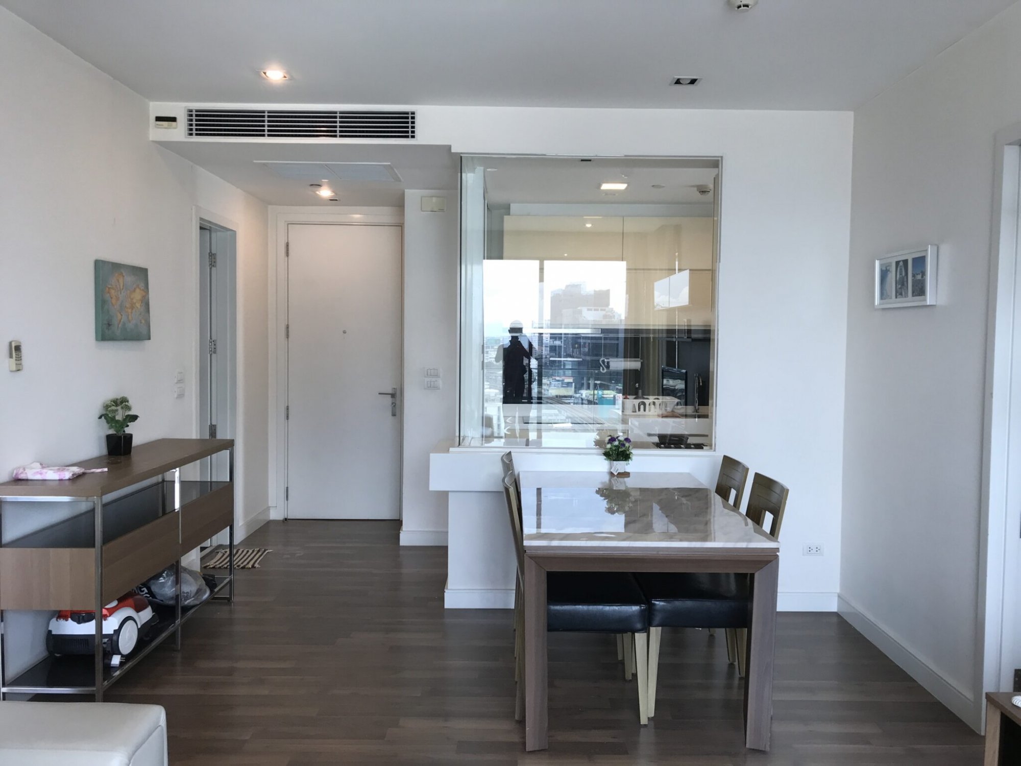 For rent at The Room Sukhumvit 62 2 Bedroom 2 Bathroom 45,000THB/month Fully furnished (can negotiate) PROP000593