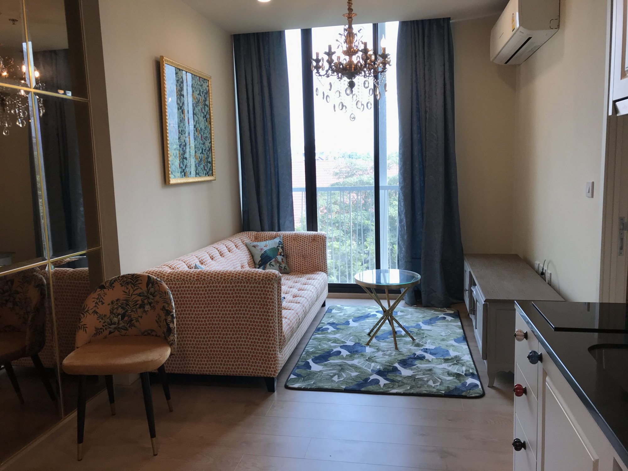 ให้เช่า! Noble Recole1 ห้องนอน 35 ตรม. เพียง 25,000 บาท/เดือน เฟอร์นิเจอร์ครบพร้อมเข้าอยู่ (K-0183)