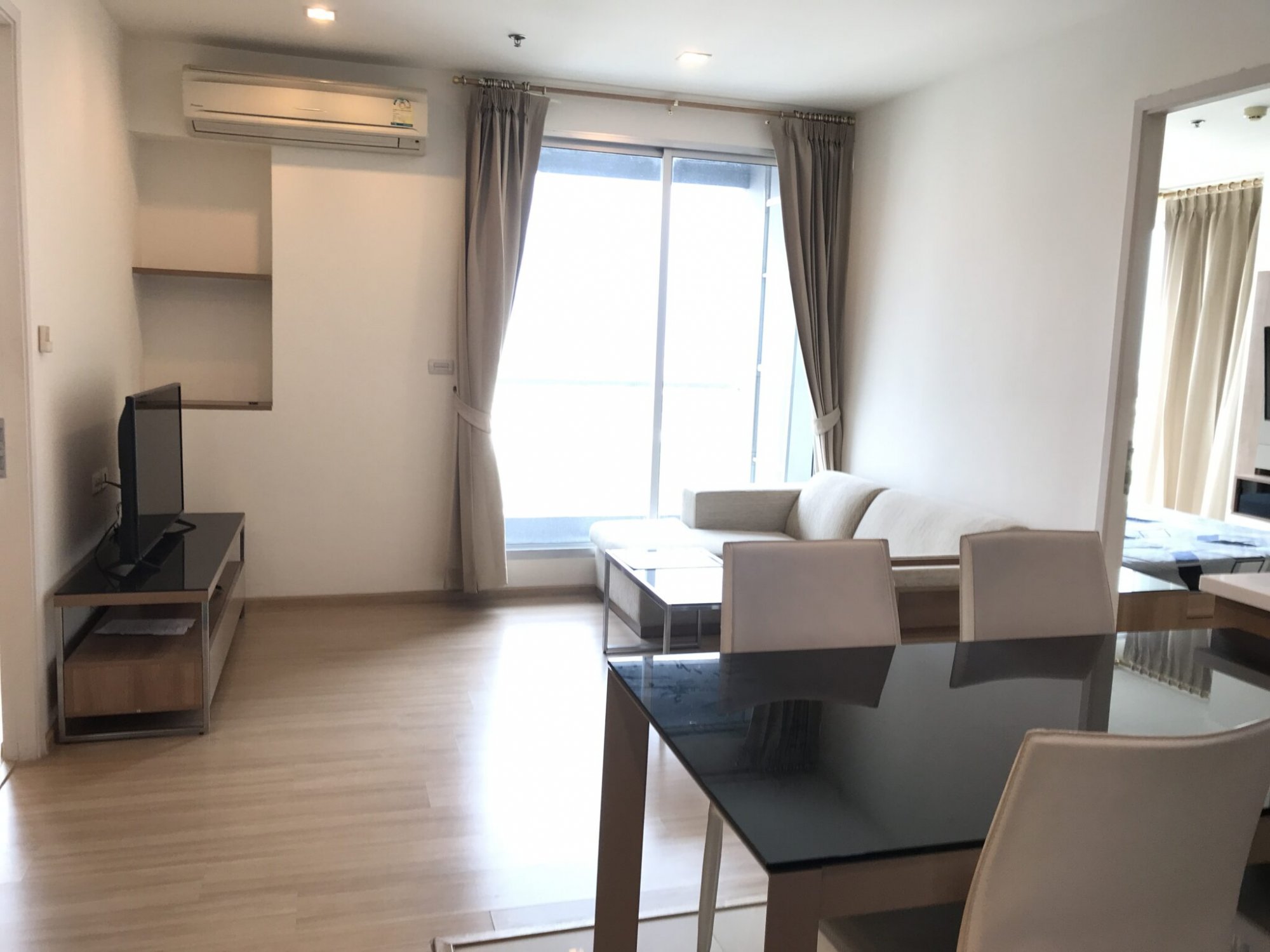 For rent at Rhythm Sukhumvit 50 2 Bedroom 1 Bathroom 40,000THB/month Fully furnished PROP000627
