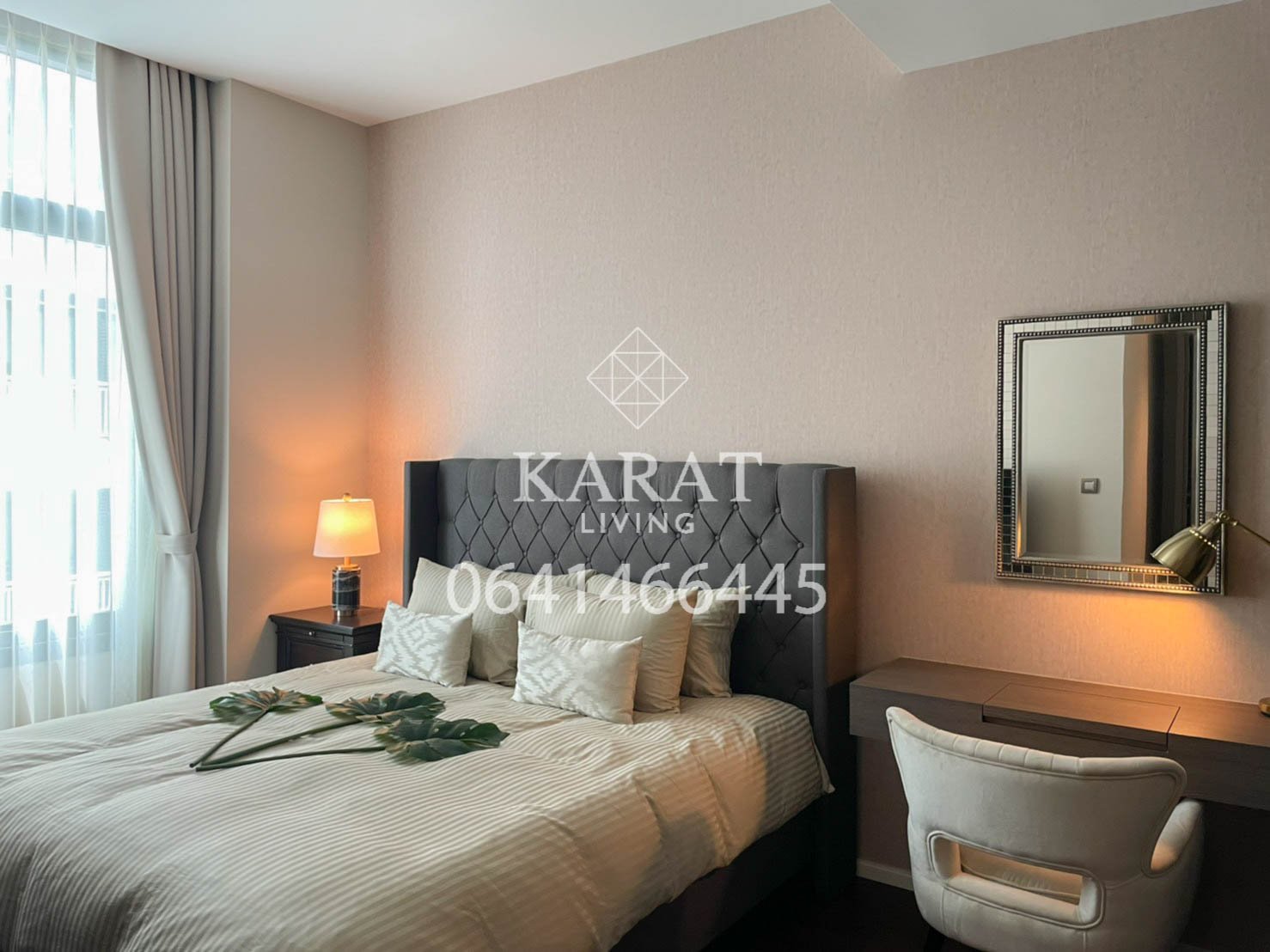 THE DIPLOMAT 39 for rent Beautiful decor 50,000 THB 54 sqm FL.21 fully furnished K.Bee 064146-6445 (R679)