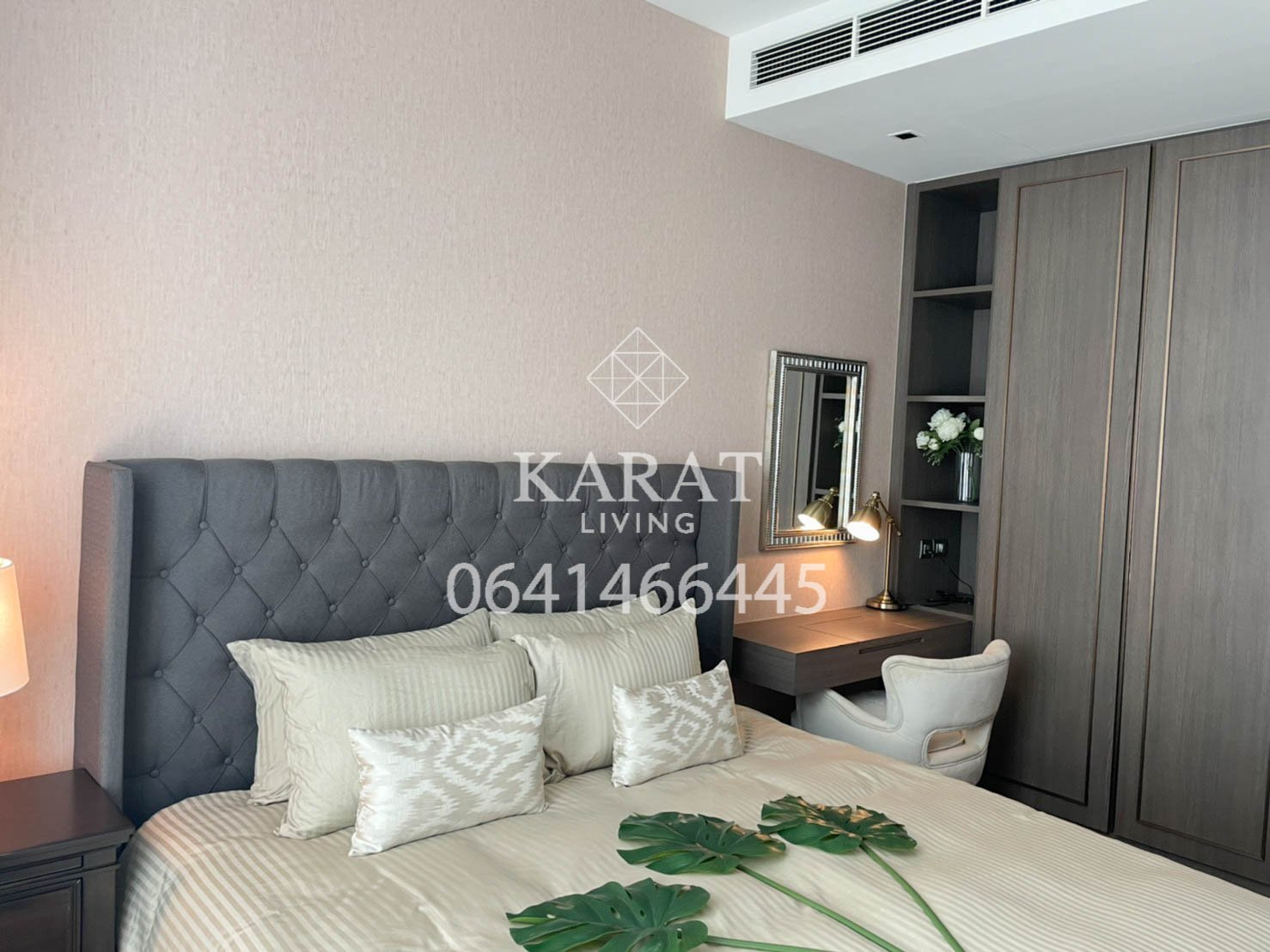 THE DIPLOMAT 39 for rent Beautiful decor 50,000 THB 54 sqm FL.21 fully furnished K.Bee 064146-6445 (R679)