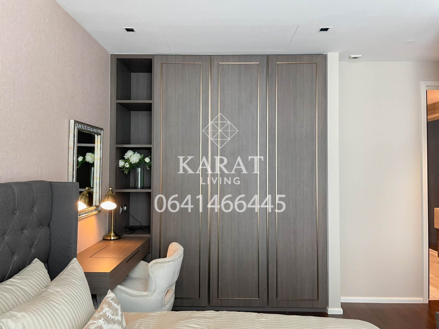 THE DIPLOMAT 39 for rent Beautiful decor 50,000 THB 54 sqm FL.21 fully furnished K.Bee 064146-6445 (R679)