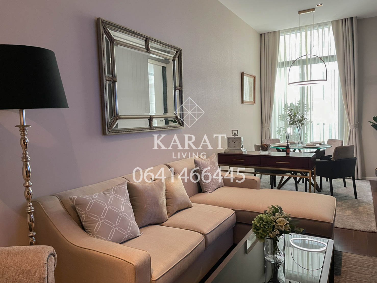 ให้เช่า ดิโพลแมท 39 ห้องสวยมาก 54 ตร.ม 50,000 ชั้น 21 คุณบี 064-146-6445 (R679)