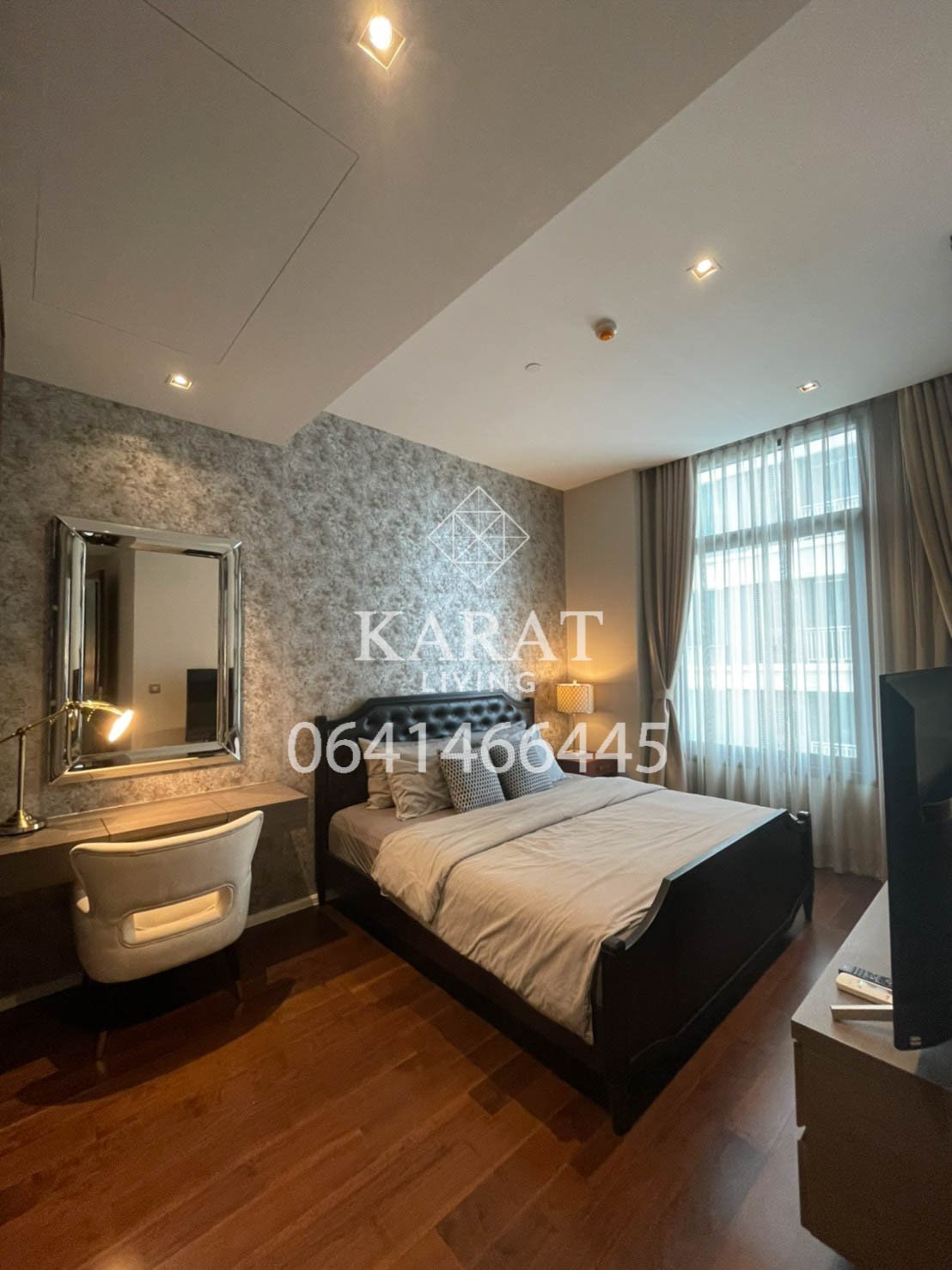 THE DIPLOMAT 39 for rent best of project beautiful decor 50,000 THB 54 sqm FL.23 fully furnished K.Bee 064146-6445 (R5624)