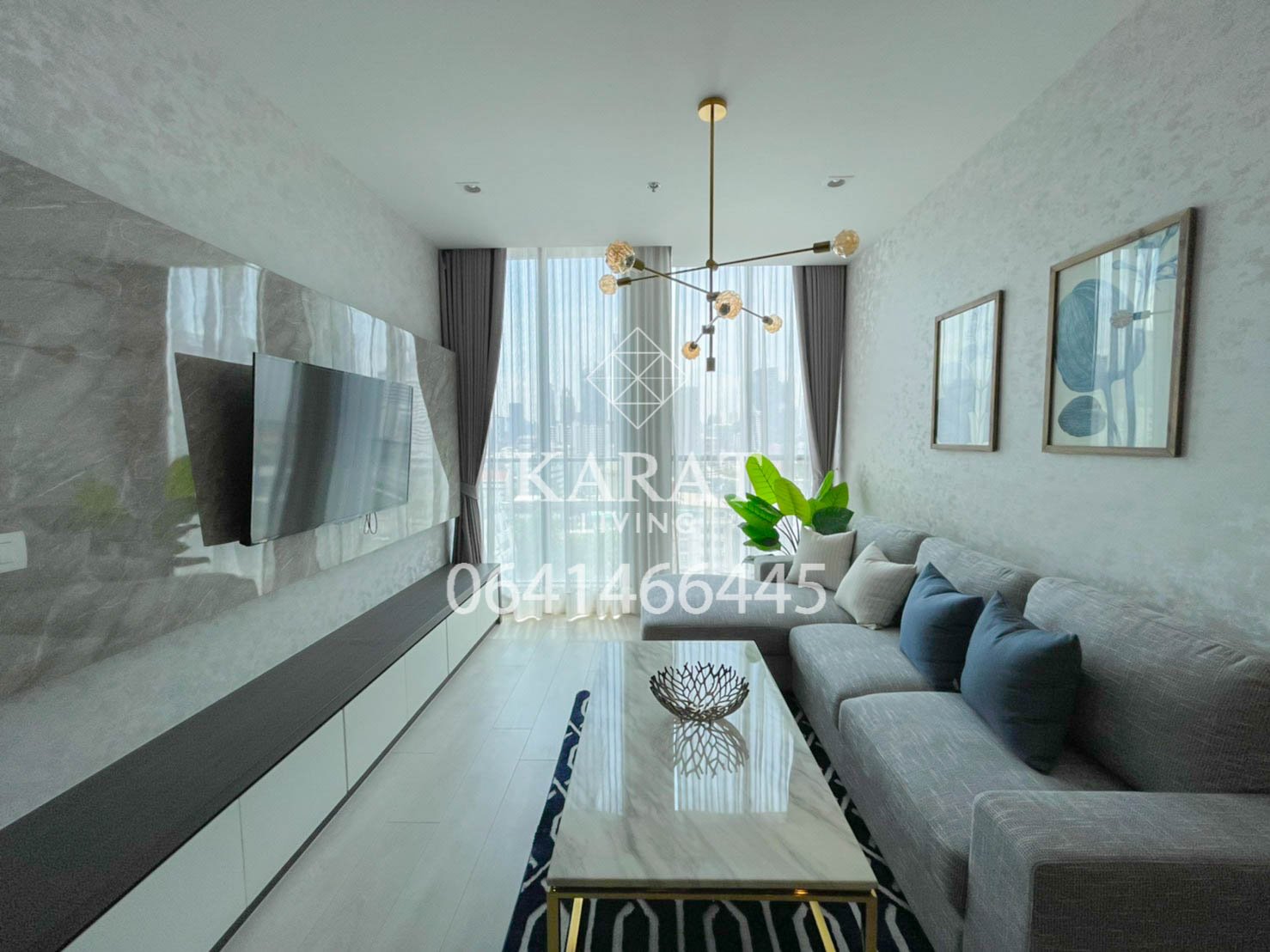 Noble ploenchit for rent 2 Beds 1 bath 70 sq.m Beautiful decor the best of project 60,000 THB fully furnished Fl. 10 Building B K.Bee 064146-6445 (R5653)