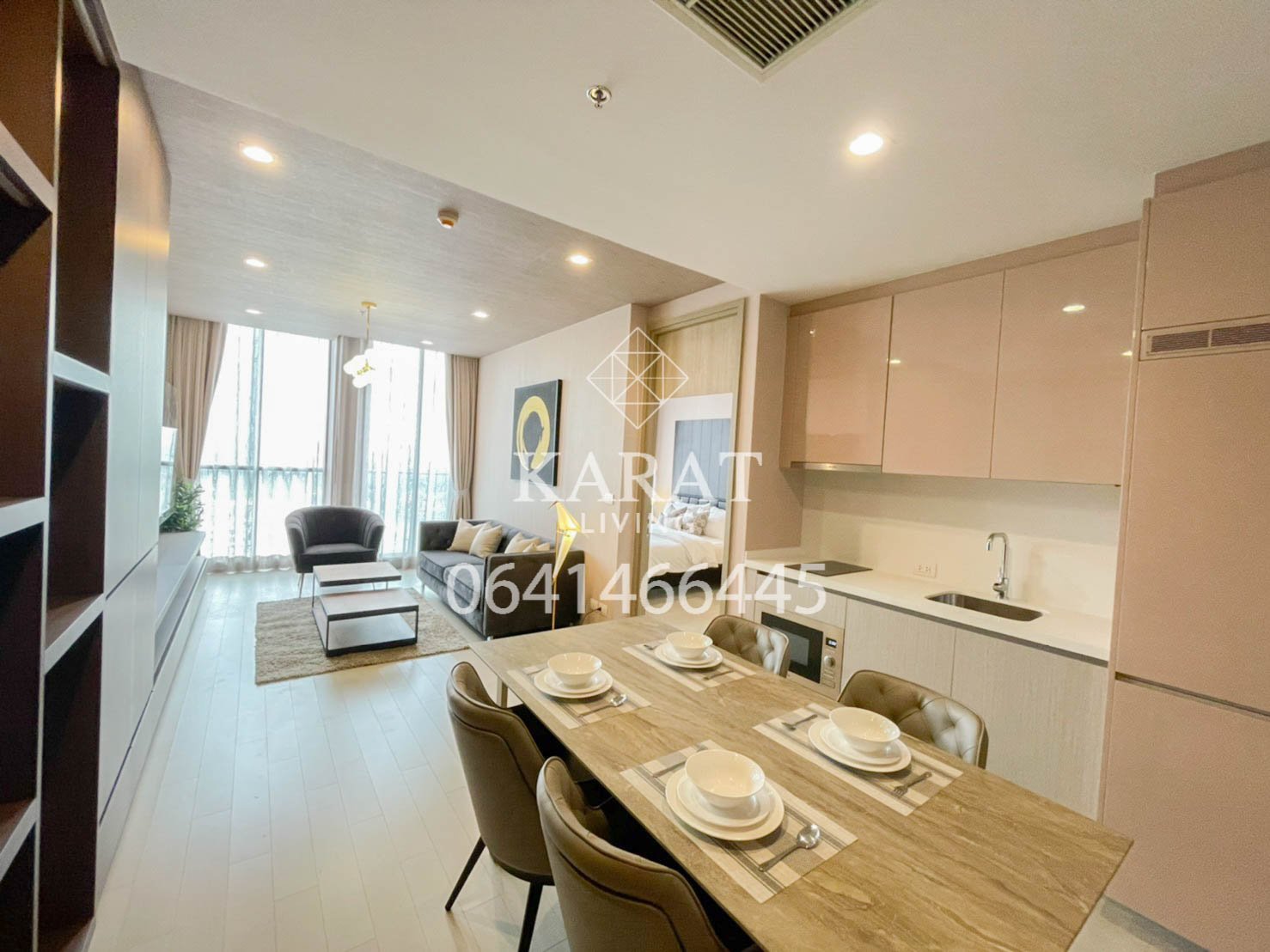 ให้เช่า โนเบิล เพลินจิต สวยที่สุดในโครงการ 1 ห้องนอน 1 ห้องน้ำ 58 ตร.ม 50,000 ชั้น 18 ตึก B คุณบี 064-146-6445 (R5650)