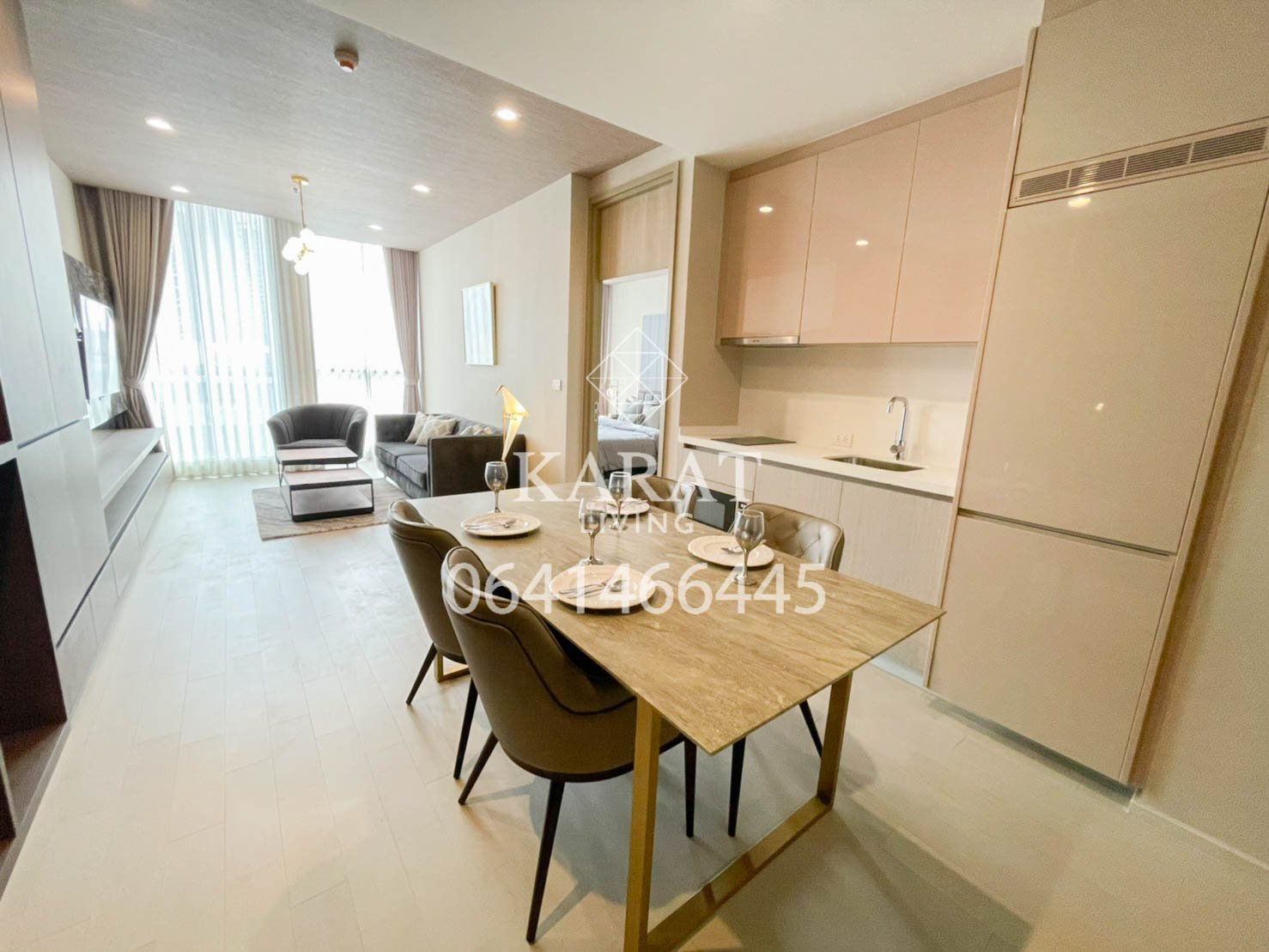 ให้เช่า โนเบิล เพลินจิต สวยที่สุดในโครงการ 1 ห้องนอน 1 ห้องน้ำ 58 ตร.ม 50,000 ชั้น 15 ตึก B คุณบี 064-146-6445 (R5651)