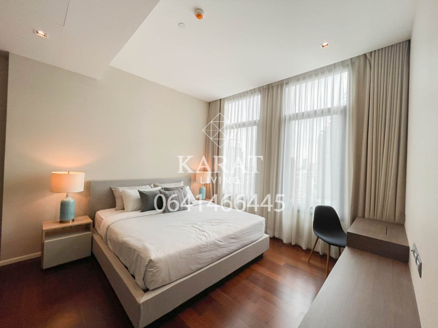 THE DIPLOMAT 39 for rent 55,000 THB 60 sqm FL.21 fully furnished K.Bee 064146-6445 (R5658)