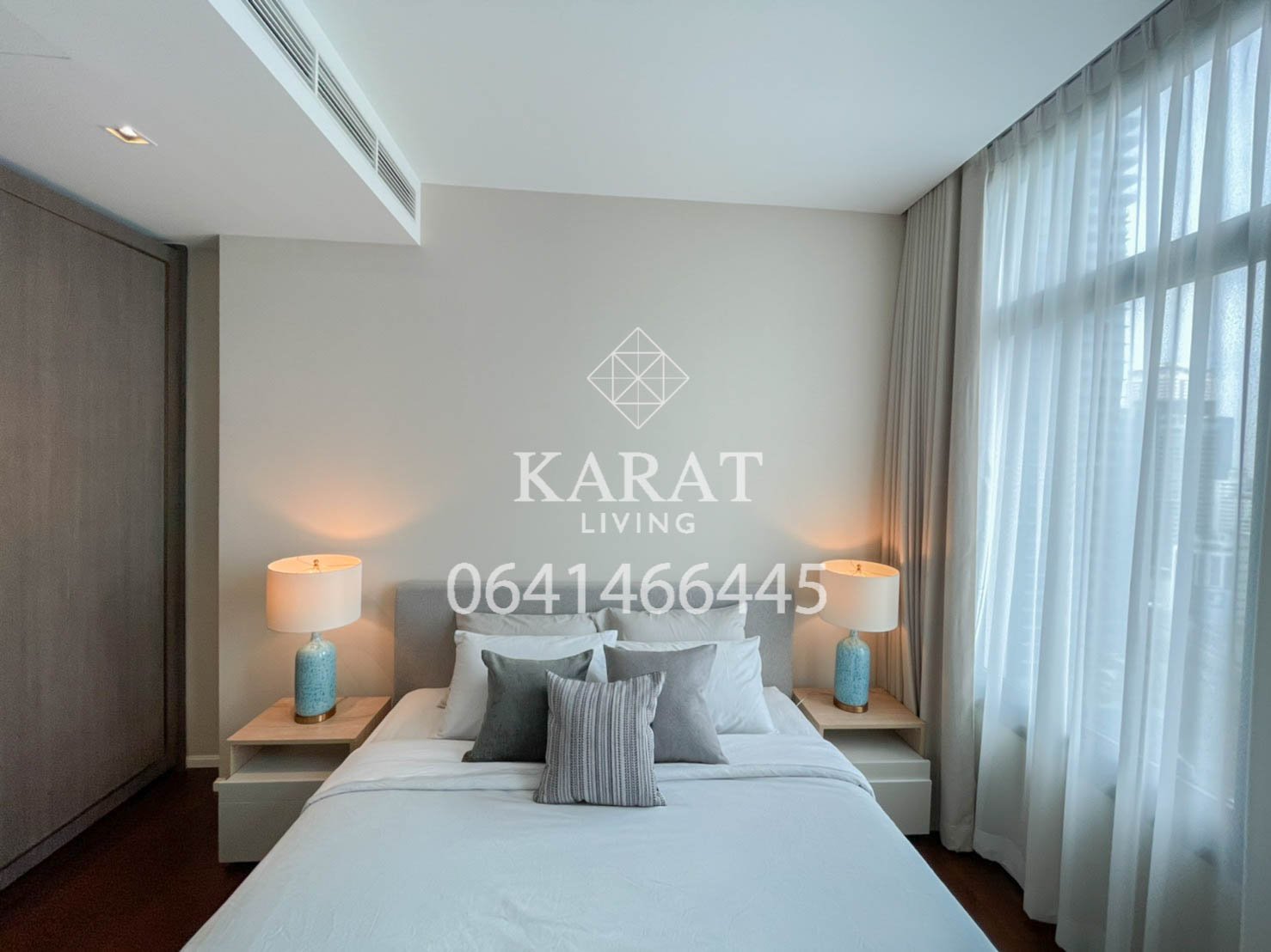 THE DIPLOMAT 39 for rent 55,000 THB 60 sqm FL.21 fully furnished K.Bee 064146-6445 (R5658)