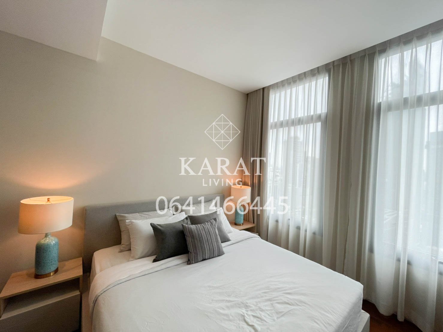 THE DIPLOMAT 39 for rent 55,000 THB 60 sqm FL.21 fully furnished K.Bee 064146-6445 (R5658)